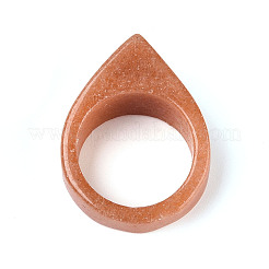 Natural Red Aventurine Finger Rings&nbsp;G-T143-27