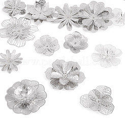 13Pcs 13 Styles Brass Bead Caps&nbsp;KK-TA0008-26P