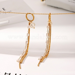 304 Stainless Steel Pave Clear Cubic Zirconia Hoop Earrings&nbsp;WG6C0B9-01