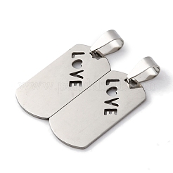 201 Stainless Steel Pendants&nbsp;STAS-Q342-48P