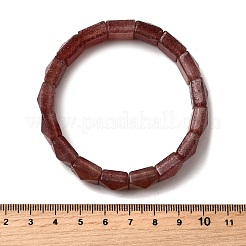 Natural Strawberry Quartz Beads Stretch Bracelets for Women Men&nbsp;BJEW-C097-06-08