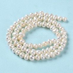 Natural Cultured Freshwater Pearl Beads Strands&nbsp;PEAR-E018-59
