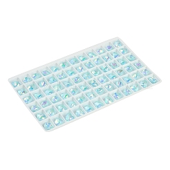 Pointed Back Glass Rhinestone Cabochons&nbsp;GGLA-S003-02B