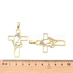 201 Stainless Steel Pendants&nbsp;STAS-K310-01B-G