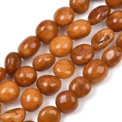 Dyed Natural White Jade Beads Strands&nbsp;GG-CBACF26-B01-05