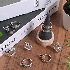 10Pcs Alloy Cuff Rings&nbsp;RJEW-SC0001-08