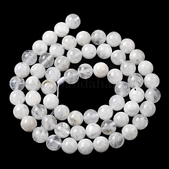 Natural Rainbow Moonstone Beads Strands&nbsp;X-G-D340-A01-6mm