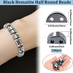 100Pcs Non-Magnetic Synthetic Hematite Beads&nbsp;G-BBC0001-59
