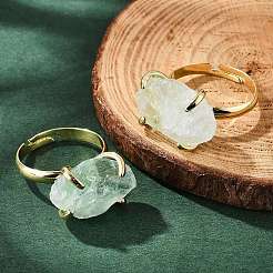 Natural Mixed Stone Finger Rings&nbsp;RJEW-B122-01G
