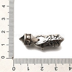 304 Stainless Steel Fold Over Clasps&nbsp;X-STAS-R140-14AS-02