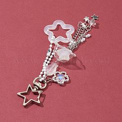 Acrylic & Glass Pendant Keychains&nbsp;KEYC-FZ00002