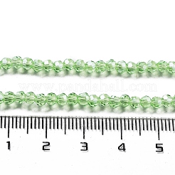 Electroplate Transparent Glass Beads Strands&nbsp;EGLA-A035-T3mm-A09