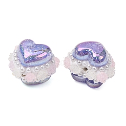Rwsin & ABS Imitation Pearl & Polymer Clay Beads&nbsp;RE-CBA1913-01G