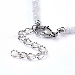 Glass Seed Beaded Necklaces&nbsp;NJEW-JN02811-01