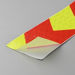 Two Tone PP Adhesive Safety Tape&nbsp;AJEW-WH20018-56