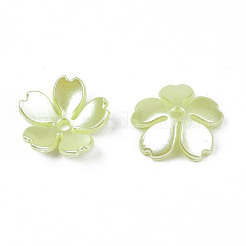Spray Paint ABS Plastic Imitation Pearl Beads&nbsp;X-MACR-N013-002