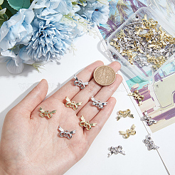 48Pcs 2 Colors Alloy Connector Charms&nbsp;FIND-DC0001-93