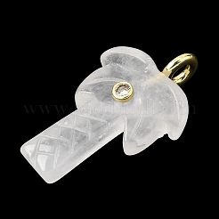 Natural Mixed Stone Carved Pendants&nbsp;G-C282-04