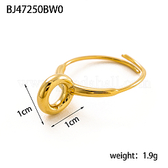 304 Stainless Steel Loop Ring Base&nbsp;STAS-OY019-72G