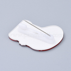 Acrylic Safety Brooches&nbsp;JEWB-D006-A10
