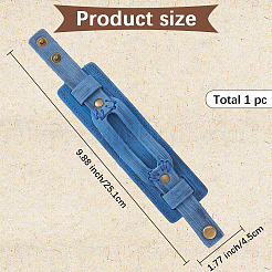 Cowhide Leather Cord Bracelets for Women Men&nbsp;BJEW-WH20012-04AG-03