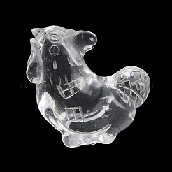 Synthetic Quartz Crystal Sculpture Display Decorations&nbsp;DJEW-Q001-03