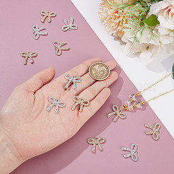 30Pcs 2 Colors Alloy with Rhinestone Pendants&nbsp;FIND-DR0001-71