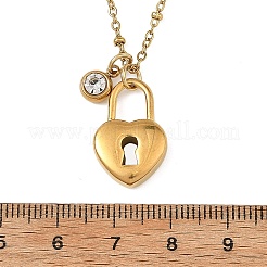 2Pcs 2 Styles 304 Stainless Steel Pendant Satellite Chain Necklaces&nbsp;NJEW-JN06495-01