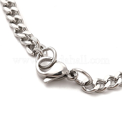 Non-Tarnish 304 Stainless Steel Cross Pendant Necklaces&nbsp;NJEW-M197-04P