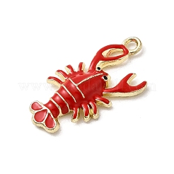 Alloy Enamel Pendants&nbsp;X-FIND-H055-15G-07