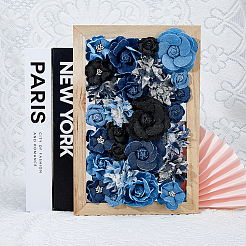 10Pcs 7 Styles Denim Flower for Clothes Garment Accessories Decorative&nbsp;DIY-HS0001-82C