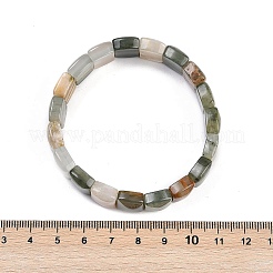 Natural Rutilated Quartz Gemstone Beaded Stretch Bracelets for Women Men&nbsp;BJEW-M049-18B