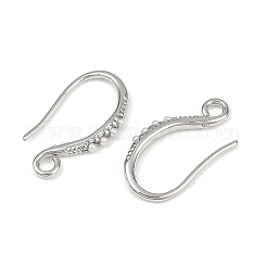 Brass Earring Hooks&nbsp;KK-B137-15P-02