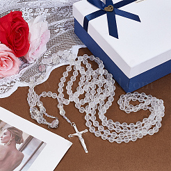 Glass Beads Wedding Rosary Lasso Rope for Wedding&nbsp;HJEW-OC00259