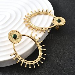 Oval 304 Stainless Steel Stud Earrings&nbsp;EJEW-D315-05G