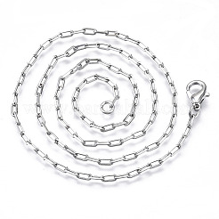 Brass Paperclip Chains&nbsp;MAK-S072-09B-P