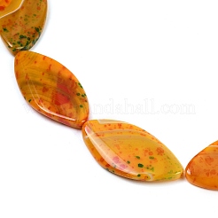 Dyed Natural Agate Beads Strands&nbsp;G-U029-E01