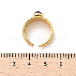 Natural Gemstone Finger Rings&nbsp;RJEW-K290-11G