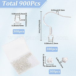300Pcs Brass Earring Hooks&nbsp;KK-SP0002-59S