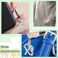80Pcs 10 Styles Tibetan Style Alloy Pendants&nbsp;FIND-CJ0005-15