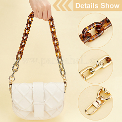 Acrylic Cable Chains Bag Handles&nbsp;FIND-WH0090-97KCG