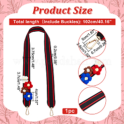 Polycotton Wide Bag Straps&nbsp;DIY-WH0304-697C