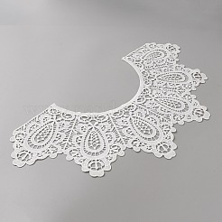 Milk Silk Embroidered Floral Lace Collar&nbsp;LS-DIY-WH0504-123F