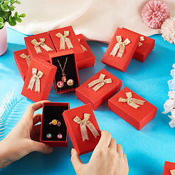 Cardboard Glitter Powder Jewelry Set Packaging Boxes&nbsp;CON-TAC0008-08C