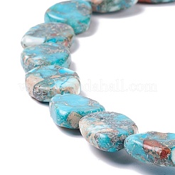Natural Imperial Jasper Beads Strands&nbsp;G-O029-04A