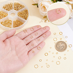 1200Pcs 6 Styles 304 Stainless Steel Jump Rings&nbsp;STAS-BBC0009-56