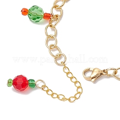 Christmas Theme Alloy Enamel Charms Bracelets for Women&nbsp;BJEW-JB11134