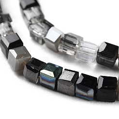 Electroplate Glass Beads Strands&nbsp;GLAA-P056-02A