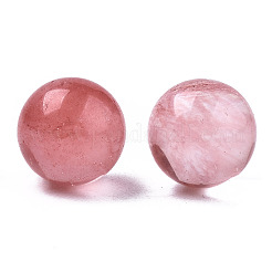 Cherry Quartz Glass Beads&nbsp;LS-G-R483-10-8mm