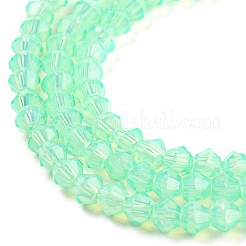 Baking Paint Transparent Glass Beads Strands&nbsp;DGLA-F029-J2mm-05